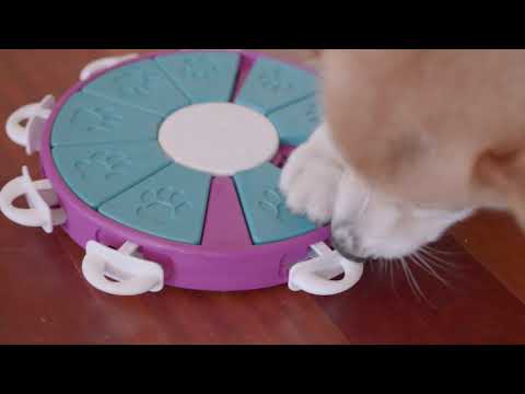Nina Ottosson Dog Twister Interactive Dog Puzzle Toy Purple