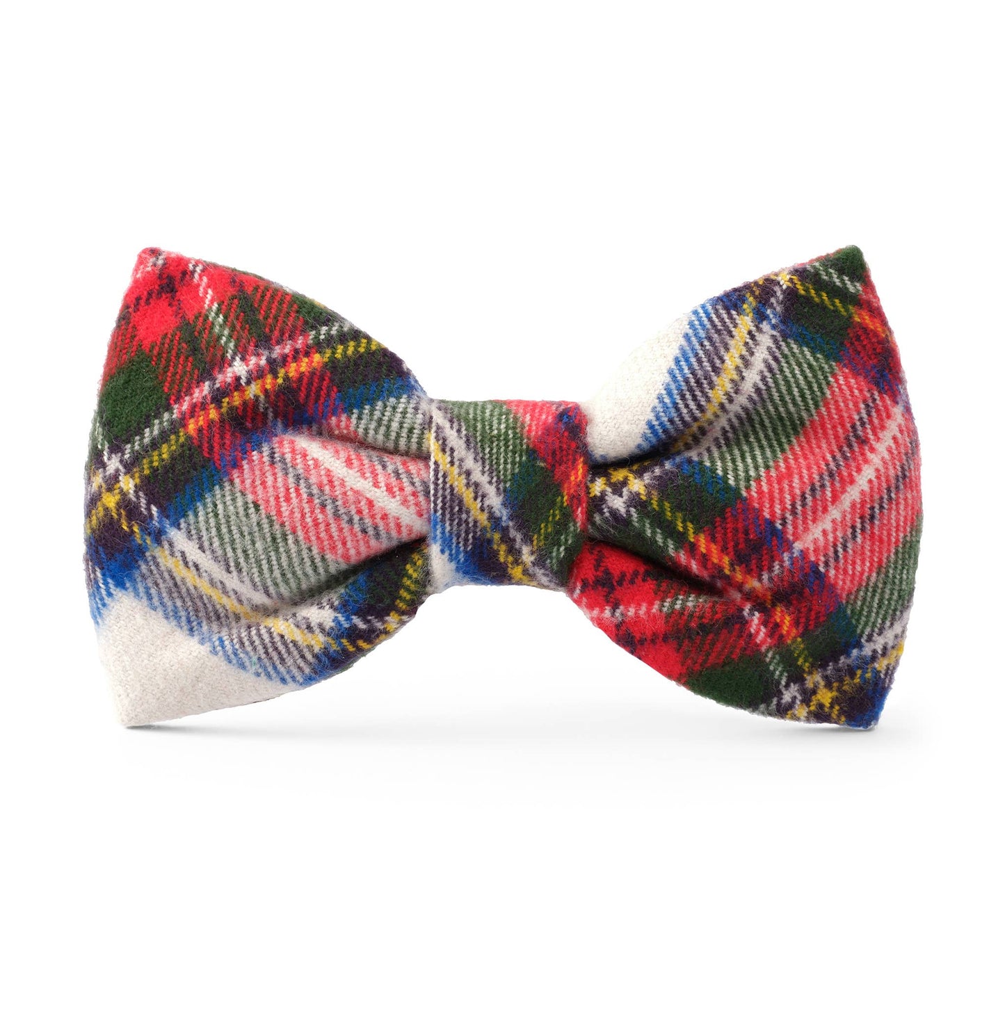 Regent Plaid Flannel Holiday Dog Bow Tie