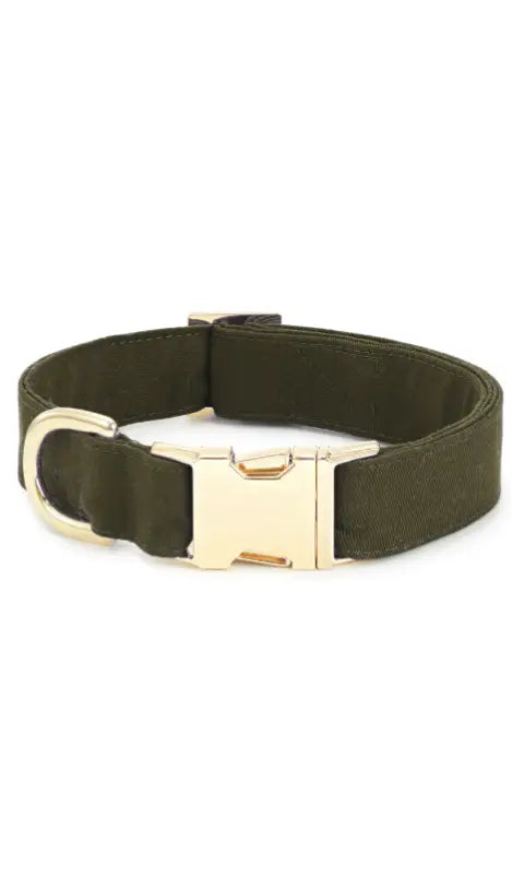 Olive Dog Collar