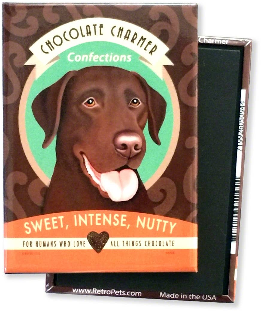 Magnet Labrador "Chocolate Charmer"