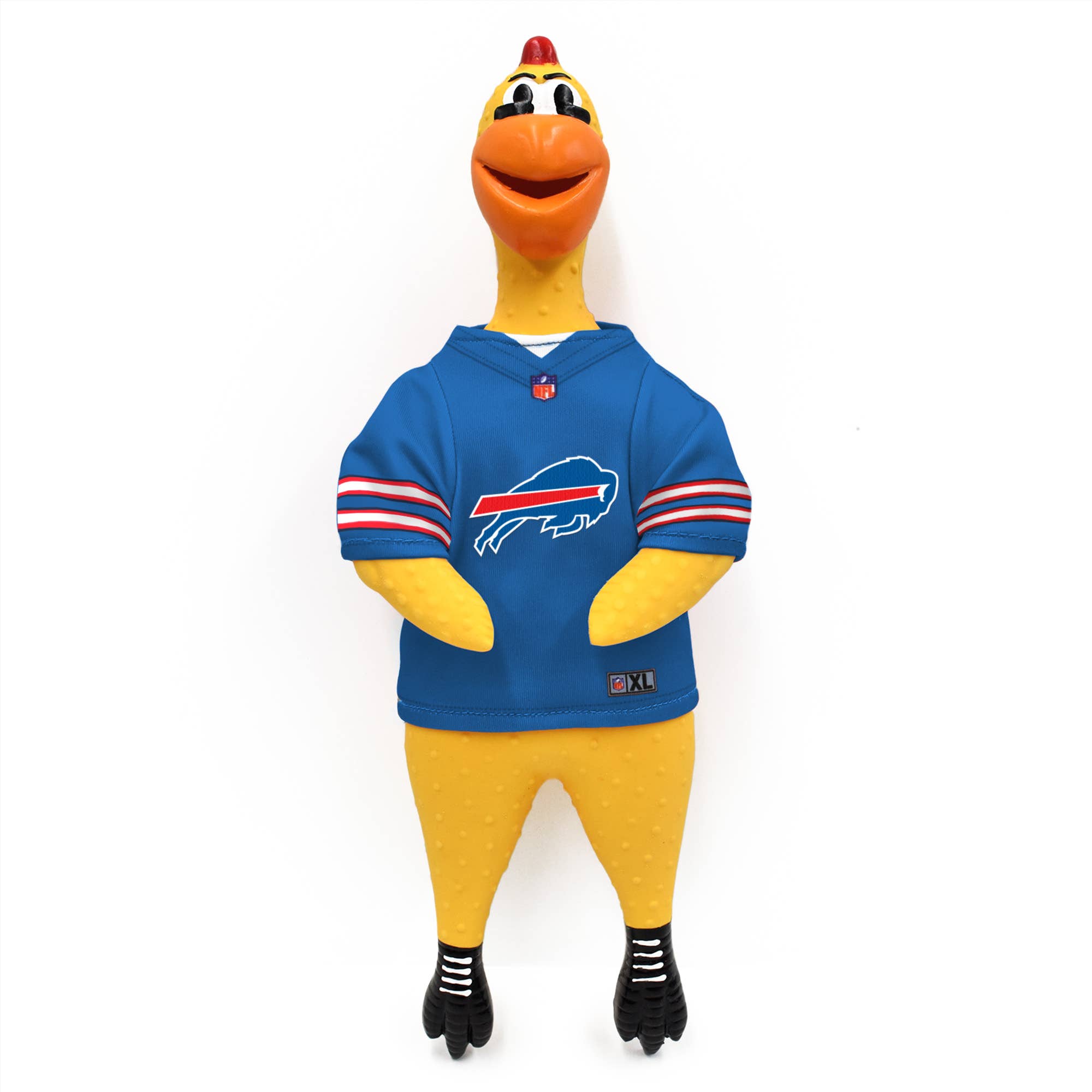 NFL Buffalo Bills Rubber Chicken Pet Toy