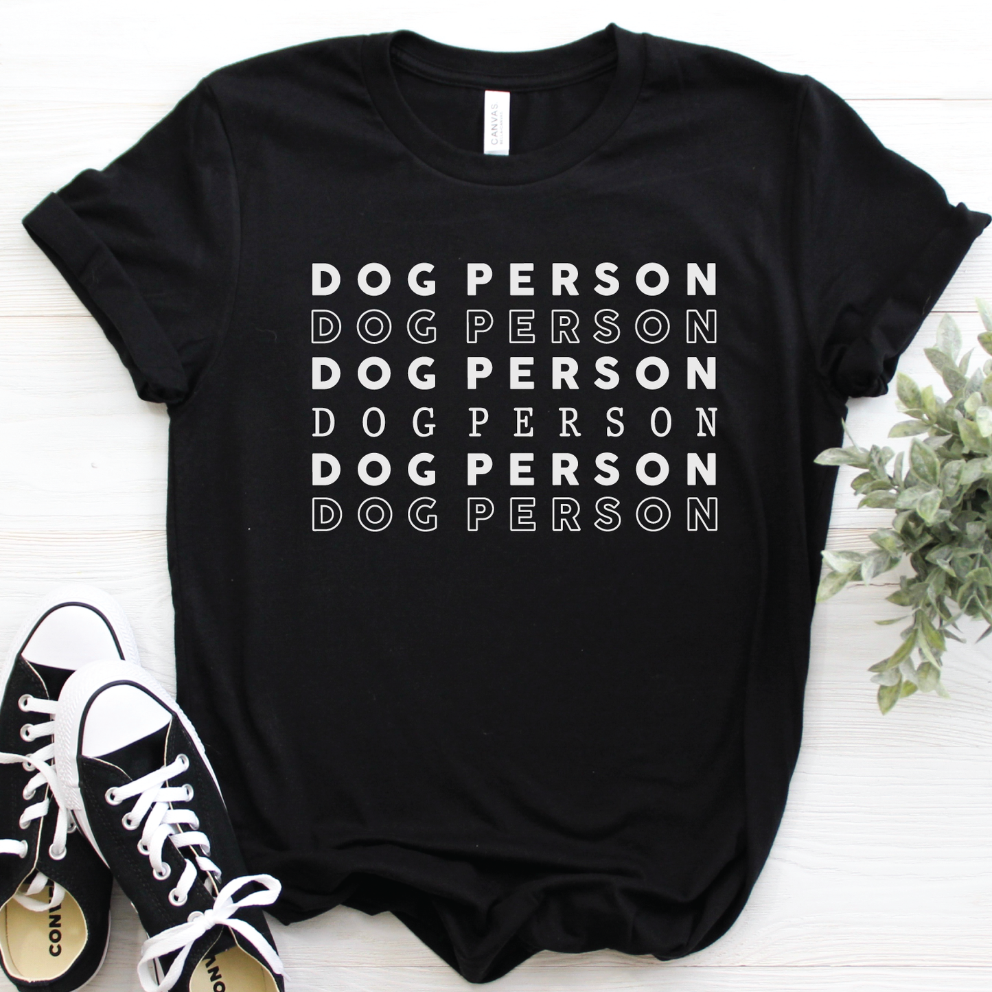 Dog person graphic tee