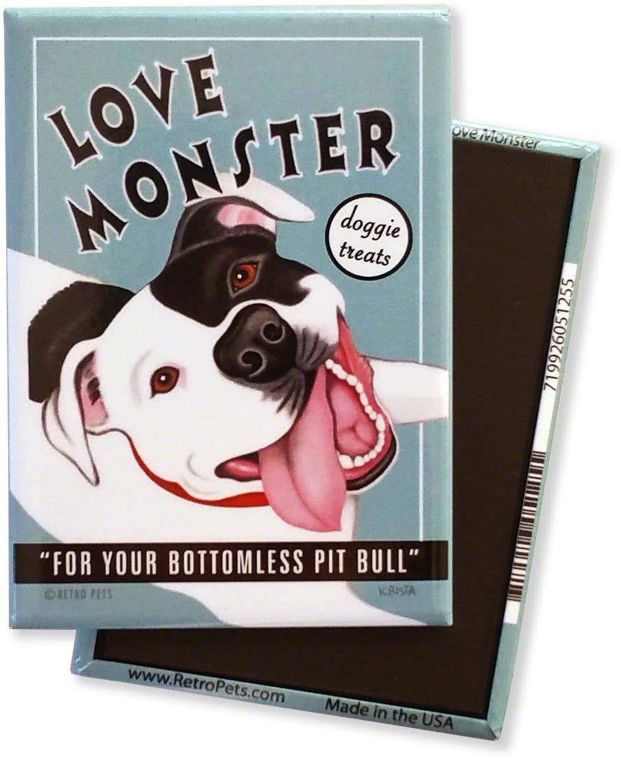 Magnet Pitbull Terrier "Love Monster"