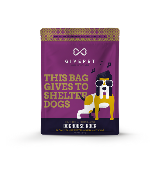 GivePet Doghouse Rock Dog Treats