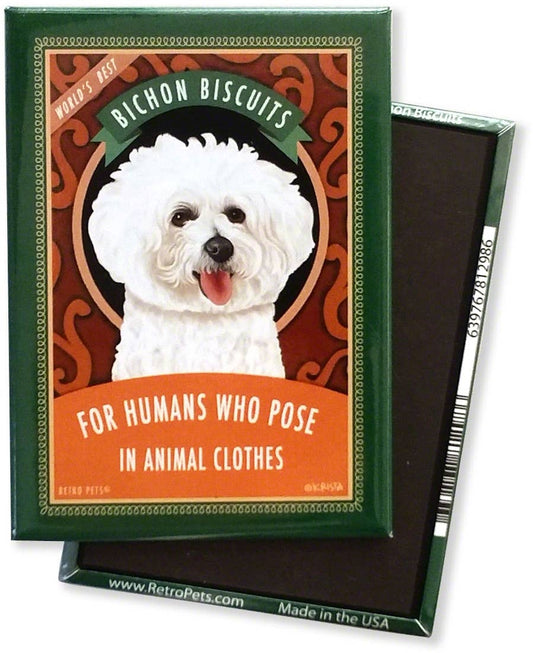 Magnet Bichon Frise "Bichon Biscuits" Magnets