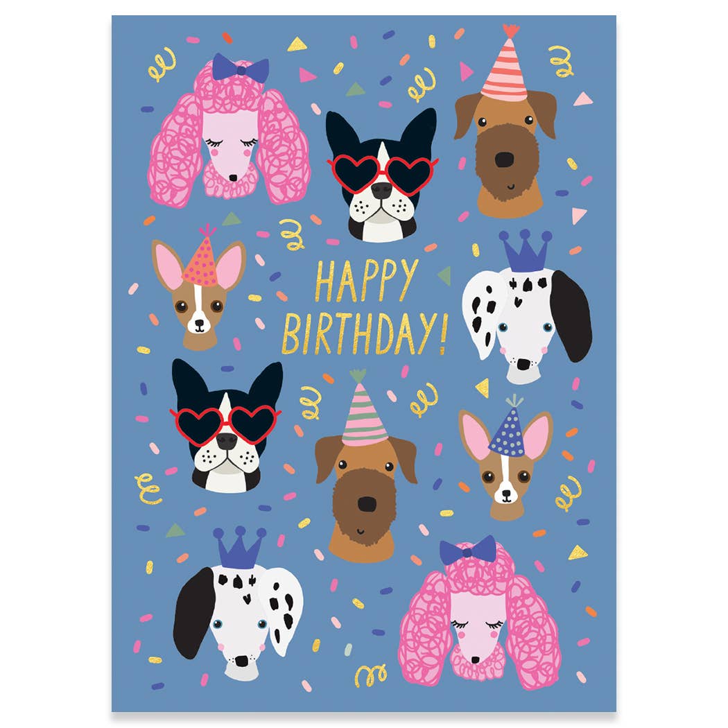 PARTY DOGS | CARTE BIRTHDAY CARD