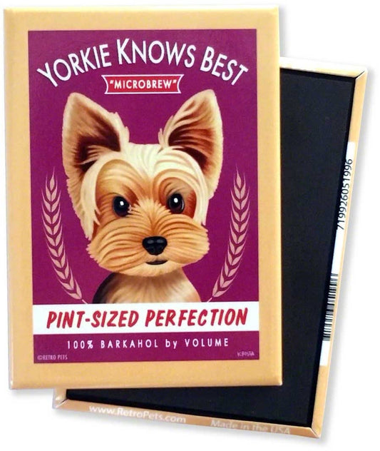 Magnet Yorkshire Terrier "Yorkie Knows Best"