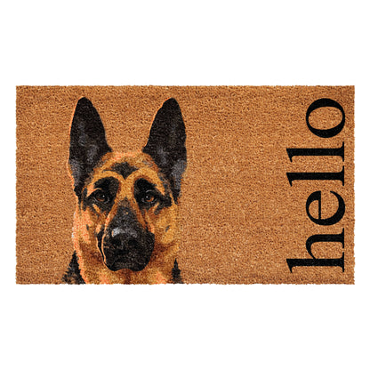 German Shepard Dog Doormat: 17'' x 29''