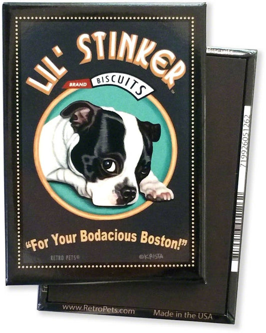 Magnet Boston Terrier "Lil' Stinker Magnets