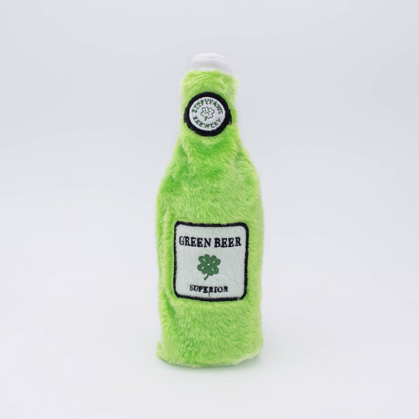 ZippyPaws St. Patrick's Happy Hour Crusherz Green Beerl