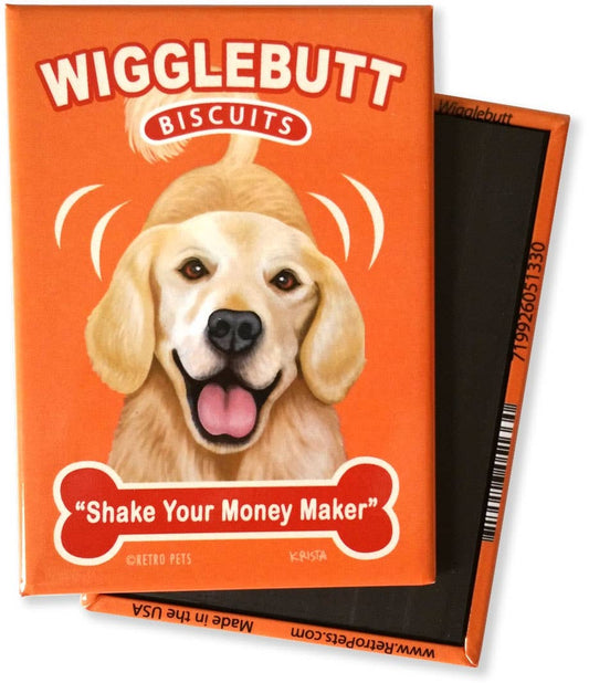 Magnet Golden Retriever "Wigglebutt Golden"