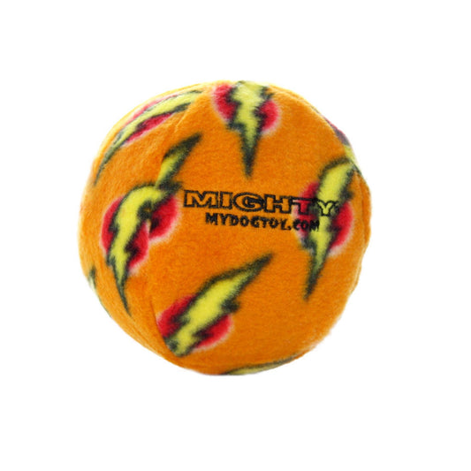 Mighty Ball - Medium Orange, Squeaky Dog Toy, No Stuffing