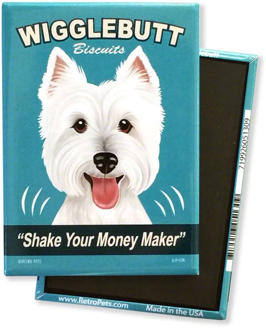 Magnet Westie "Wigglebutt Westie"