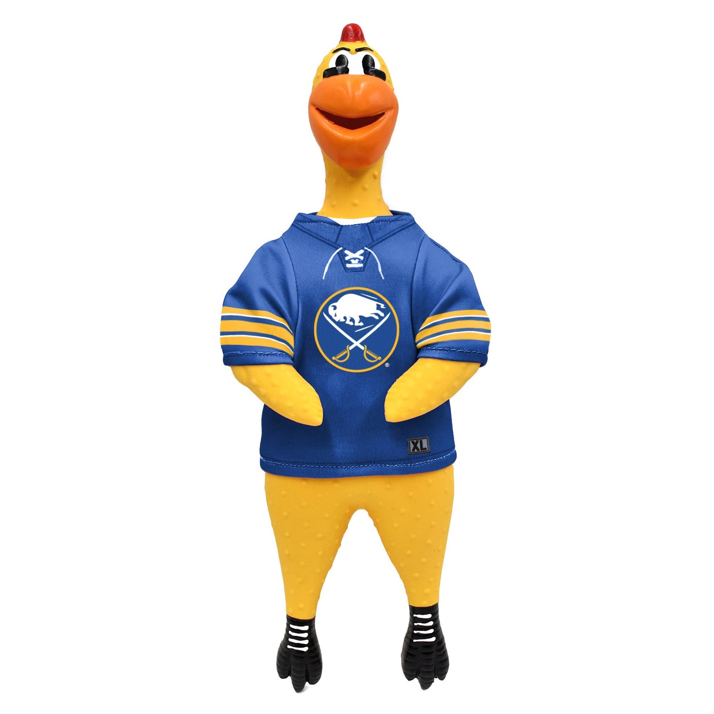 NHL Buffalo Sabres Rubber Chicken Pet Toy